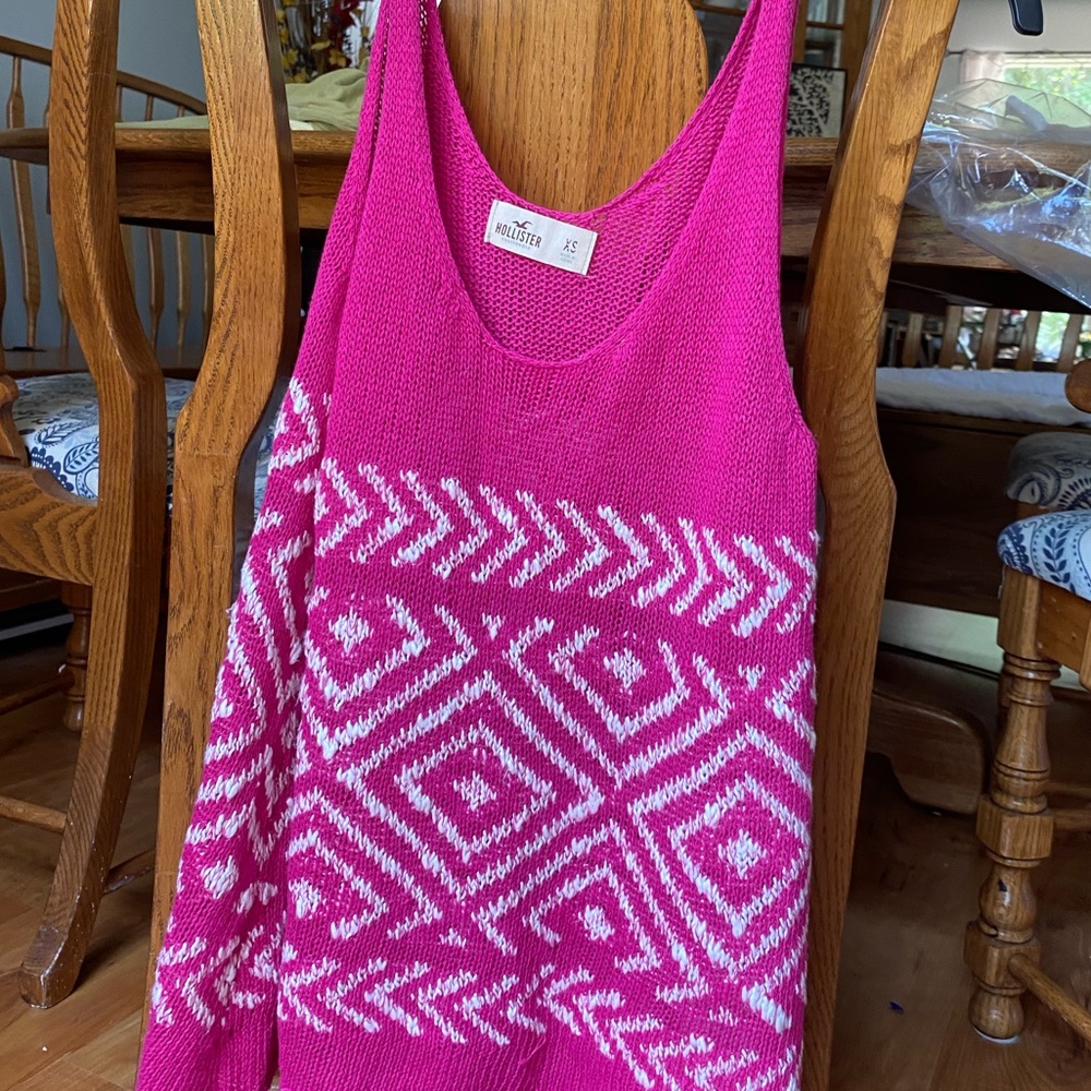 Knitted hollister crop top